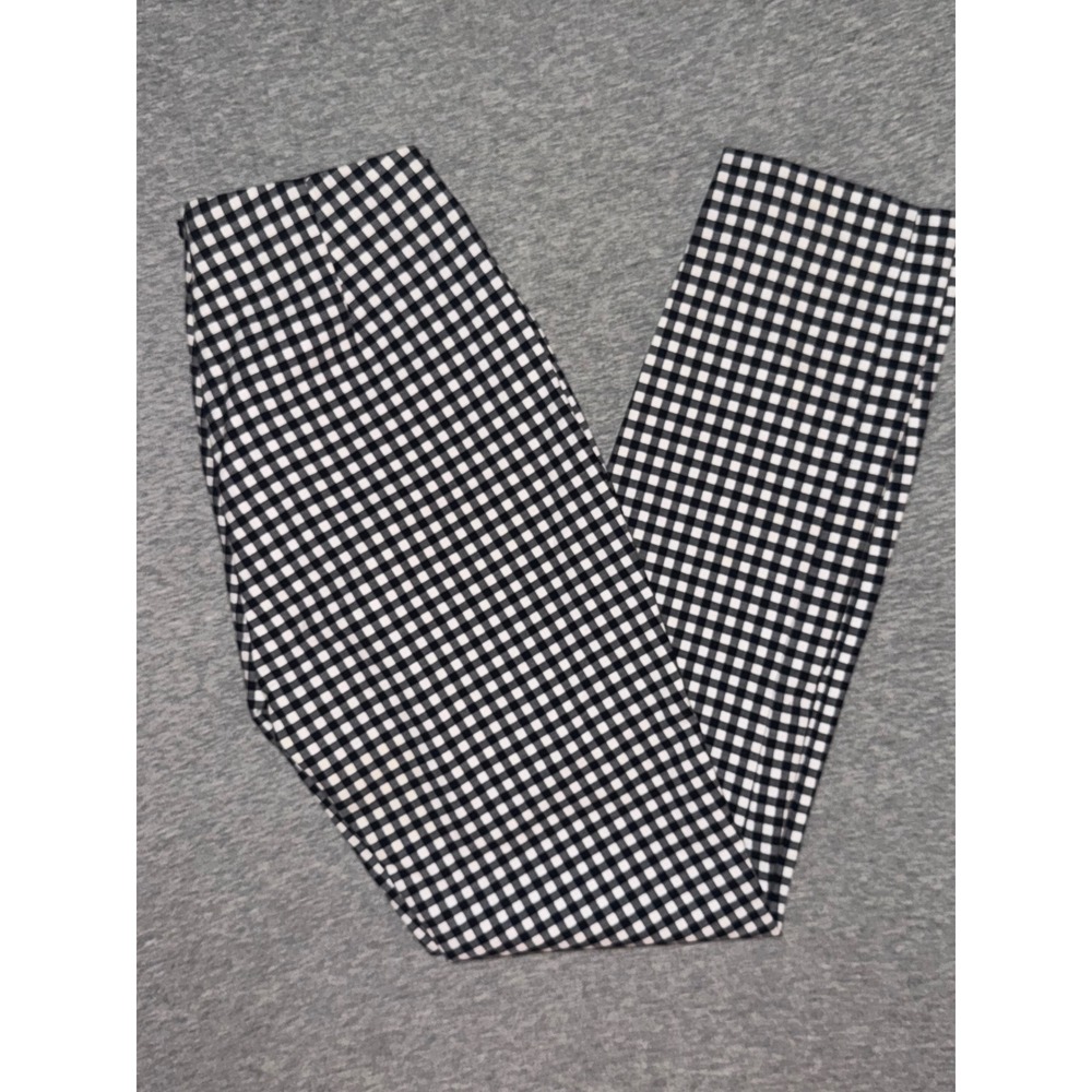 Rag & Bone Womens Simone Skinny Black White Gingham Pants Size 00 Preppy Classic